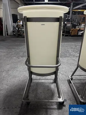 N/A (3) 200L Portable Plastic Mix Tanks with Mixer