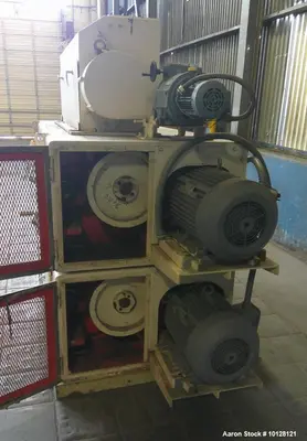 Used Suehiro M-15 2 Pair High Cracking Roller Mill | Industrial Corrugated Roll Mill