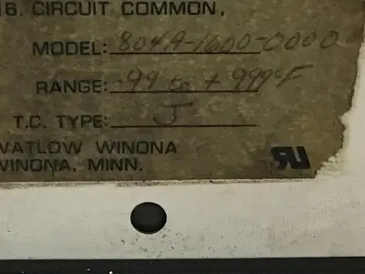 USED WATLOW 804A-1600-0000