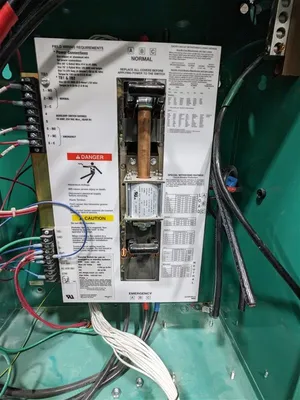 125 Amp Cummins OTECA-1601109 PowerCommand Automatic Transfer Switch Used