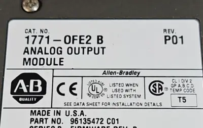 USED Allen-Bradley 1771-OFE2