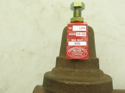 Wilkins Regulator 600LPV Pressure Reducing Valve and Strainer 3/4" NPT 10-35 PSI