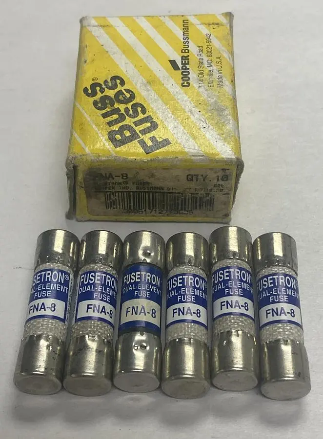 New | in-Stock COOPER BUSSMANN FNA-8 Miscellaneous Equipment (Electrical & Power) | Surplus Asset Holdings #1190425