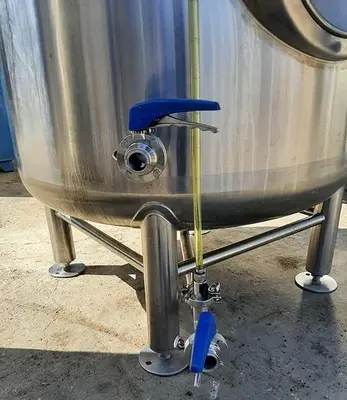 Tank, 465 Gallon, S/st, DT/DB, 15 BBL Brite Tank #S744754