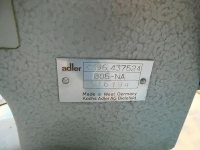 Used ADLER K396 Sewing Equipment Texas US | Aucto #1461210