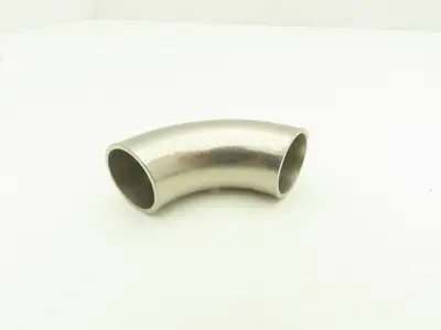 90° Elbow 1" OD Short Tangent Butt Weld Stainless Steel Lot of 25