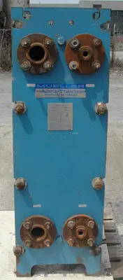 SPC5841  Heat Exchanger 111 sq.ft. Mueller Accu-Therm plate heat exchanger, Stainless Steel