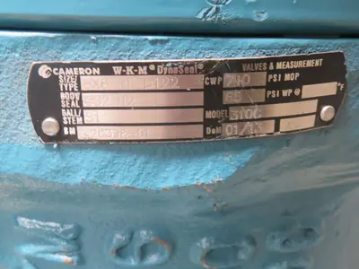 Used CAMERON 8X6 Valves/Fittings Texas US | Aucto #1307032