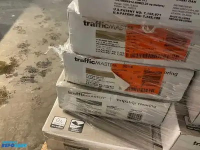 Pallet of Mixed Traffic Master Grip Strip Flooring