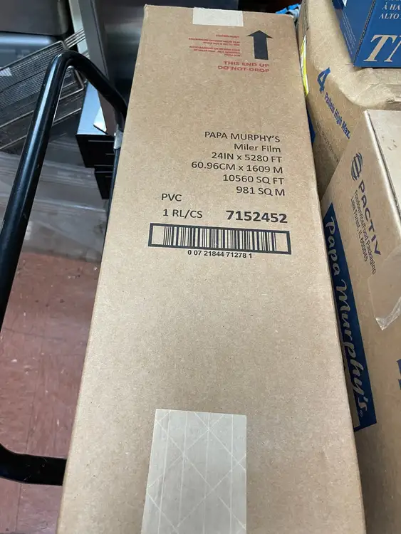 New | in-Stock Falcon Restaurant Supply New 24" x 5280' Roll of Miler Film Plastic Food Wrap Food Preparation & Supplies Illinois US | Falcon Restaurant Supply #1376202