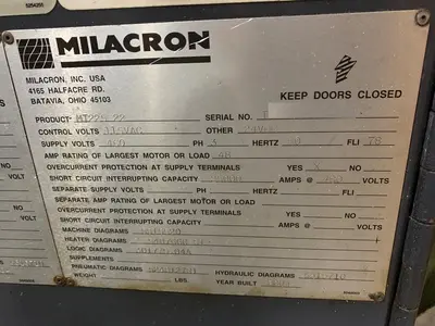 USED 2000 MILACRON,  CINCINNATI MILACRON MT225-15