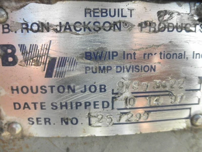 USED BYRON JACKSON 12MH-S