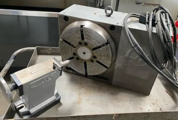 Haas HRT-310 CNC Servo Rotary Table 4TH Axis With Tailstock