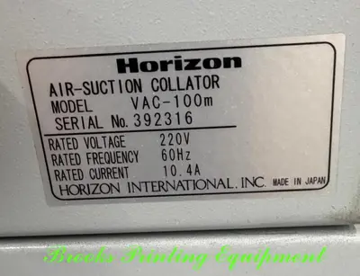 Used 2015 HORIZON SPF-200A Collators and Gatherers North Carolina US | BROOKS PRINTING EQUIPMENT #1328261