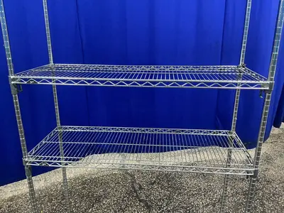 Intermetro Industries Corp. Four 47.5”x18” Adjustable Height Shelves Super Erecta Wire Rack Shelving
