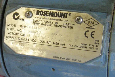 USED ROSEMOUNT 3144P