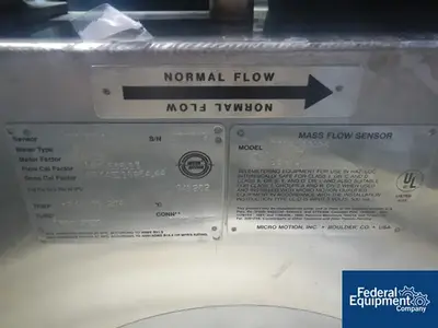 USED Micro Motion Micro Motion Flow Meter, Model DS 150, S/S