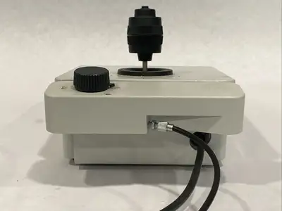 USED EPPENDORF TRANSFERMAN MICROMANIPULATOR JOYSTICK W/ MOTOR MODULE