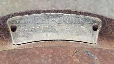 USED TWIN DISC C-108-HP5 PTO/OVER CENTER CLUTCH