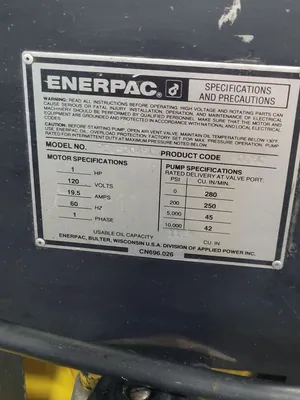 ENERPAC PEM-2045L Tooling & Accessories, Hyrdaulic Pump | Machinery Central (9)