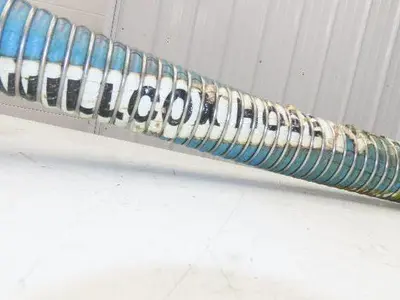 Willcox Flexible Chemical Transfer Hose 316 Stainless 2" NPT x 11' 6"L