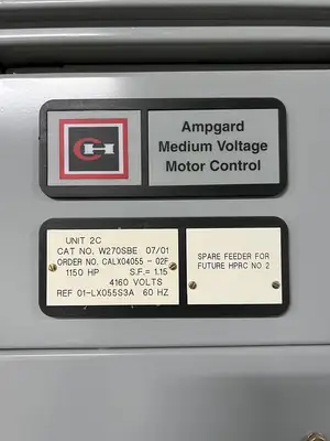 Ampgard MV Switchgear, 4160V, 1000A