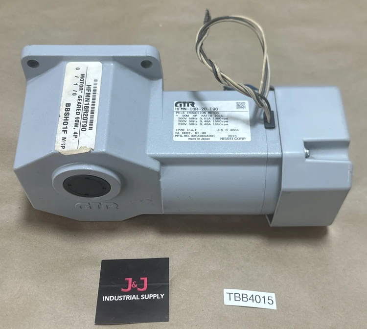 New | in-Stock NISSEI GTR HFMN-18R-20-T90 Motors (misc) | J&J Industrial Supply #543515