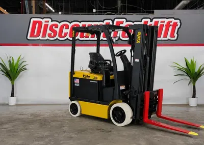 Used 2021 YALE ERC035VA 4-Wheel Sit down Electric Counterbalance Forklifts Colorado US | Discount Forklift #1364621