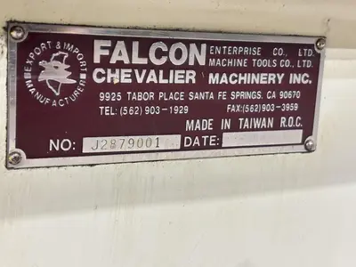 24" X 60" FALCON CHEVALIER MODEL #FSG2460 CNC HORIZONTAL SURFACE GRINDER: STOCK #22792