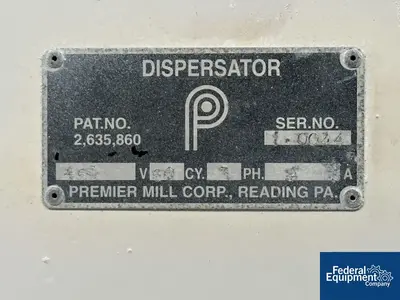 USED Premier 20 liter Premier Media Mill Skid System