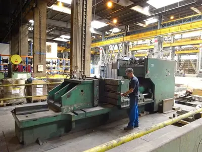 USED PACIFIC BULLDOZER HORIZONTAL PRESS 500 TON