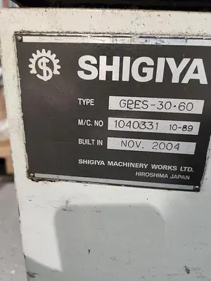USED 2004 SHIGIYA GPES-30-60