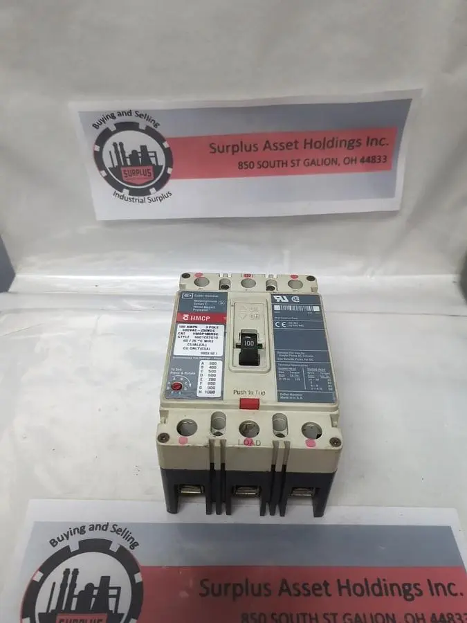 Used CUTLER-HAMMER HMCP100R3C Miscellaneous Equipment (Electrical & Power) | Surplus Asset Holdings #1202245