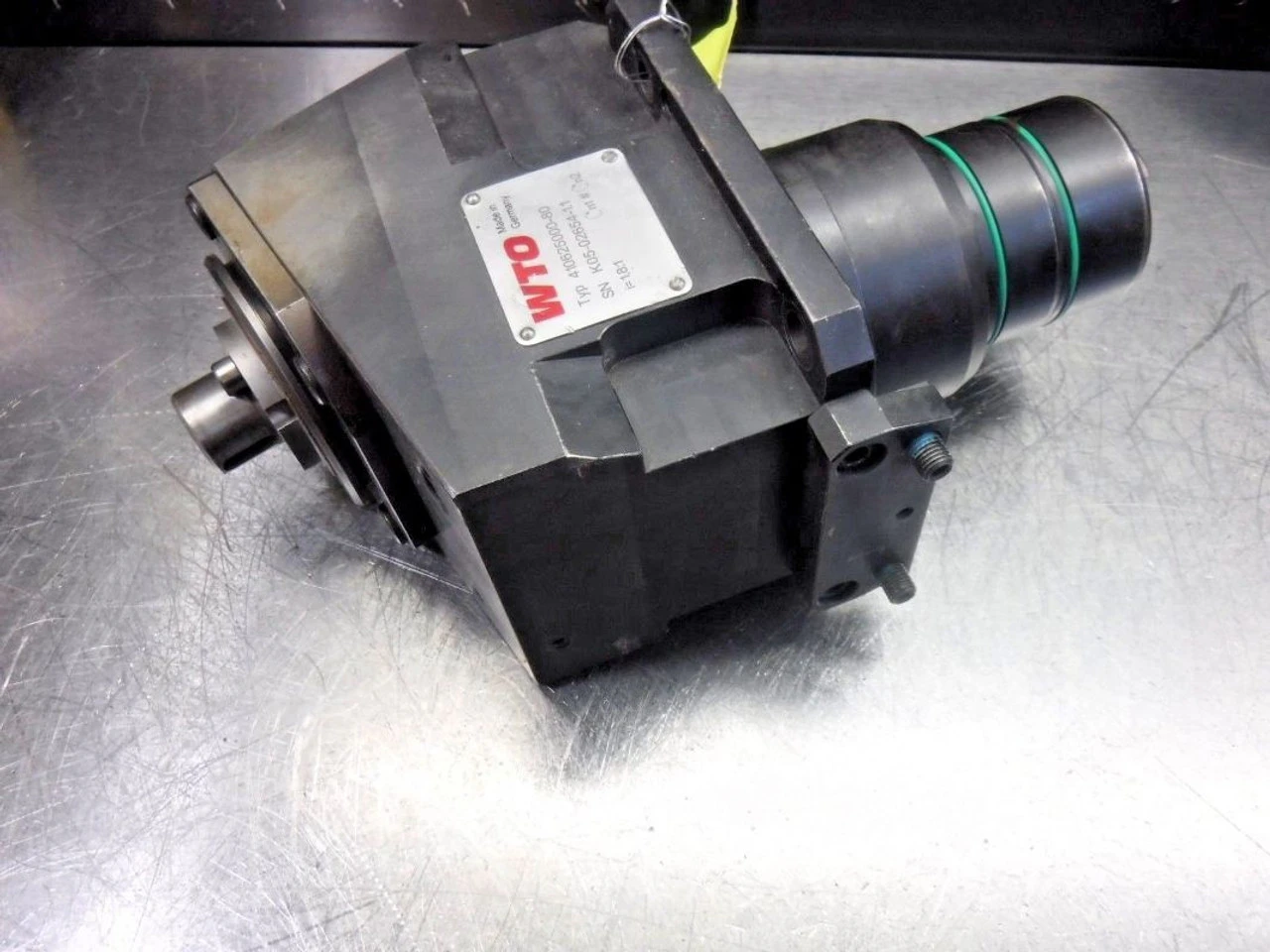 WTO 15Â° O.D Milling Unit Angle Head Attachment 410625000-80 (LOC1094A)