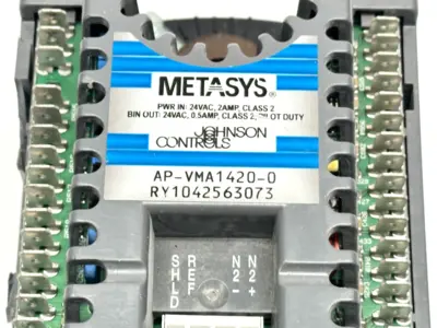 Used Johnson Controls AP-VMA1420-0 Programmable Logic Controllers Michigan US | Maverick Industrial Sales #1391044