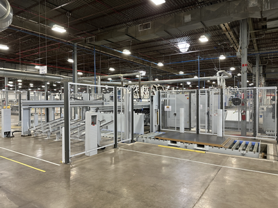 Homag CNC Angular Saw System w/ Automatic Loading & Unloading