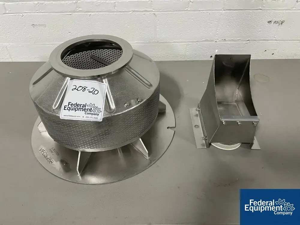 USED Vector 3.75 Liter Coating Pan for Vector LDCS-3, S/S