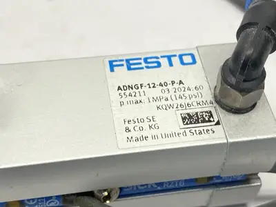 ADNGF-12-40-P-A | Festo  Compact Pneumatic Cylinder 12mm Bore 40mm Stroke 554211 -  Used