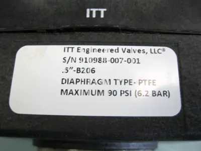 Used ITT A206 Valves/Fittings New Hampshire US | Bitter End Trading #1452864