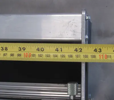 USED CLIPPER ROLLER BELT LACER 42"