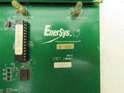 EnerSys X1060-06-WHFD-1 REV C Printed Circuit Board PCB LCD Display Push Button