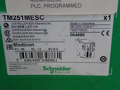 USED SCHNEIDER ELECTRIC TM251MESC