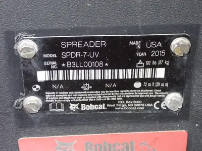 USED BOBCAT SPDR7UV