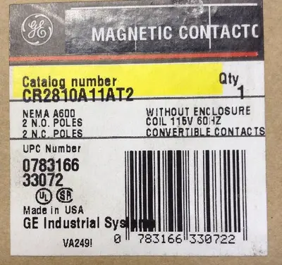 New | in-Stock GE CR2810A11AT2 Miscellaneous Equipment (Electrical & Power) | Surplus Asset Holdings #1195152