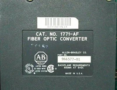 USED ALLEN BRADLEY 1771-AF FIBER OPTIC CONVERTER 1771AF