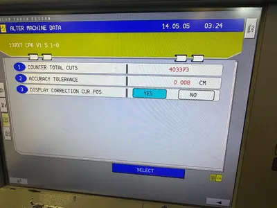 USED 2007 POLAR 137 XT AUTOTRIM FULL CUTTING LINE