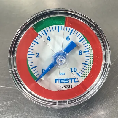 Festo MA-40-10-R1/8-E-RG Manometer Pressure Gauge 525725 6D-11