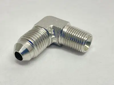 New | in-Stock Brennan Industries 90-Degree Hydraulic Adapter 1/4" JIC x 1/8" BSPT LOT OF 6 Parts (Hydraulics and Pneumatics) Michigan US | Maverick Industrial Sales #1390788