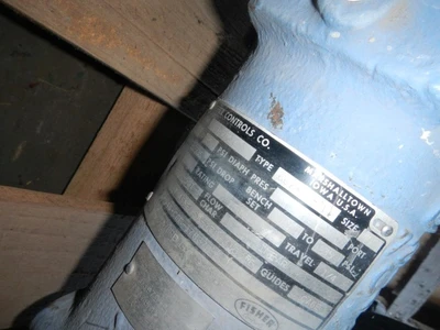 Fisher 1" 1500 Class, 316 Stainless Butt Weld Control Valve