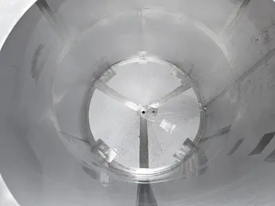 Used ADI Laval 2100 Gallon Tank, 304 Stainless Steel